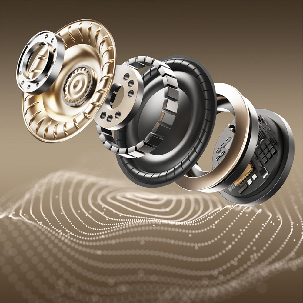 Bluetooth headset Dudao U4A OWS 5.3 na obě uši – černý