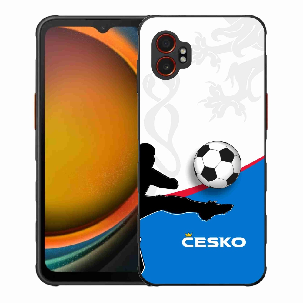 Gelový kryt mmCase na Samsung Galaxy Xcover 7 Pro - fotbal Česko 3