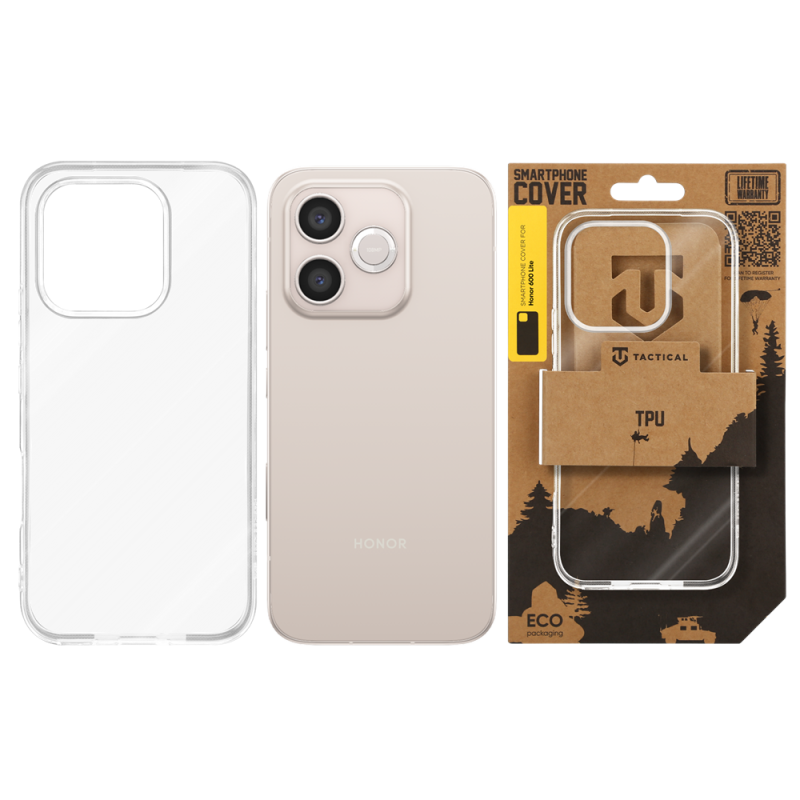 Tactical TPU Kryt pro Honor 600 Lite Transparent