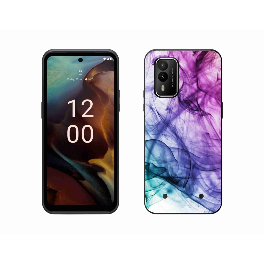 Gelový kryt mmCase na Nokia XR21 - abstraktní vzor