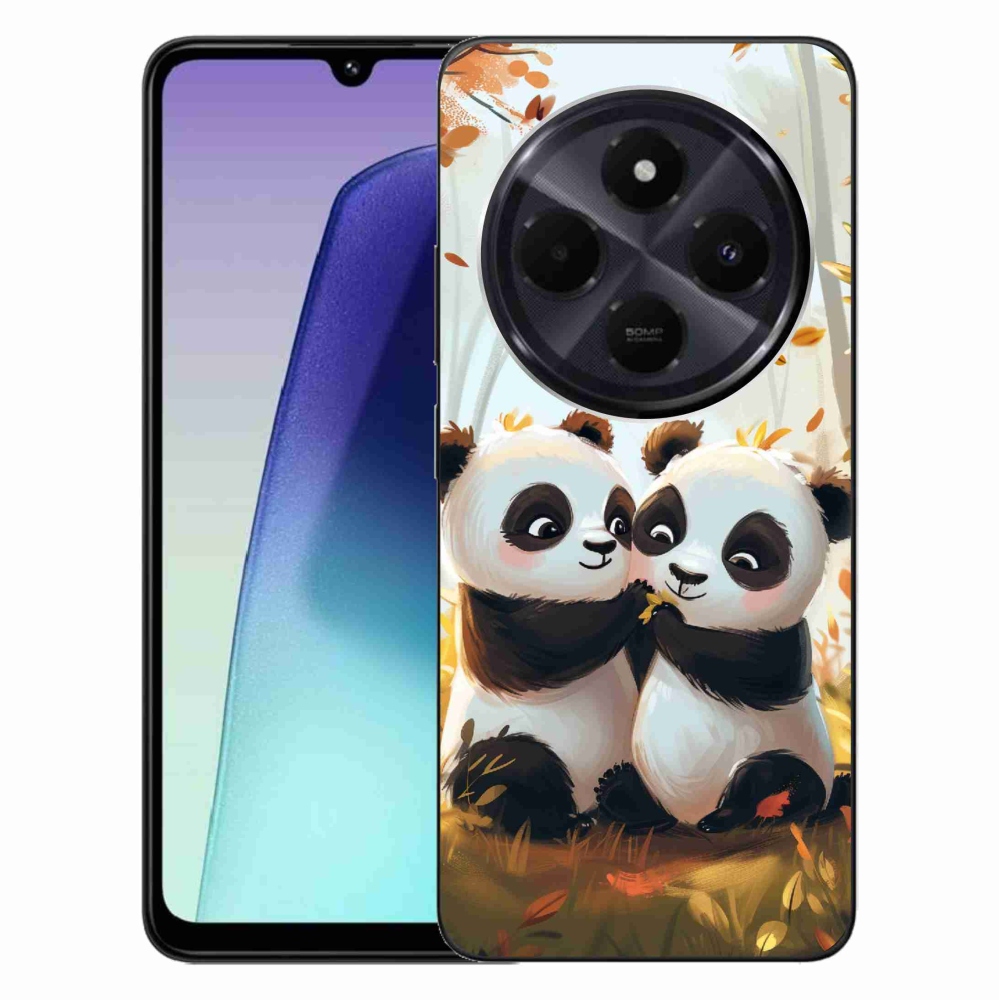 Gelový kryt mmCase na Xiaomi Redmi 14C/Poco C75 - pandy