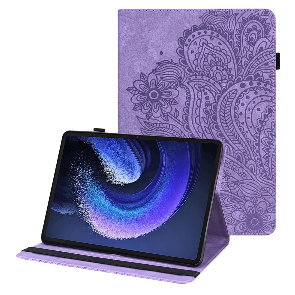 Imprint zavírací pouzdro na Xiaomi Pad 6 - fialové