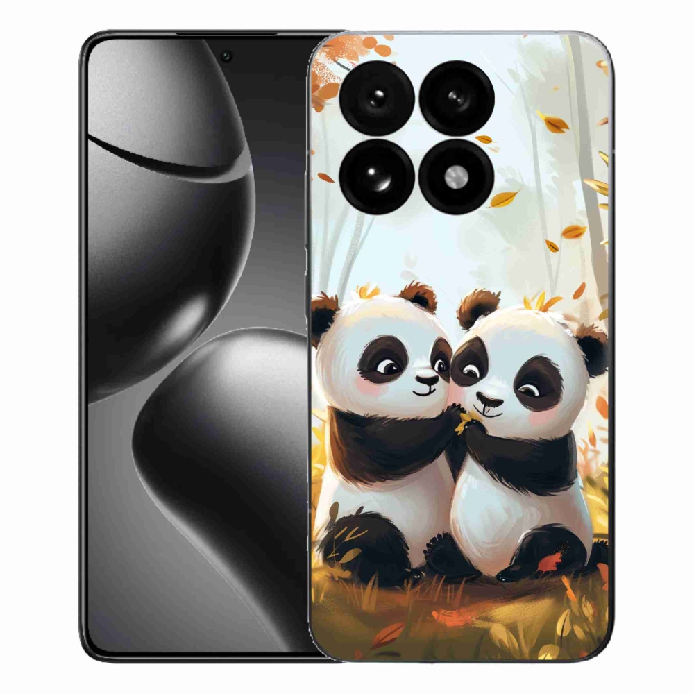 Gelový kryt mmCase na Xiaomi 15T - pandy