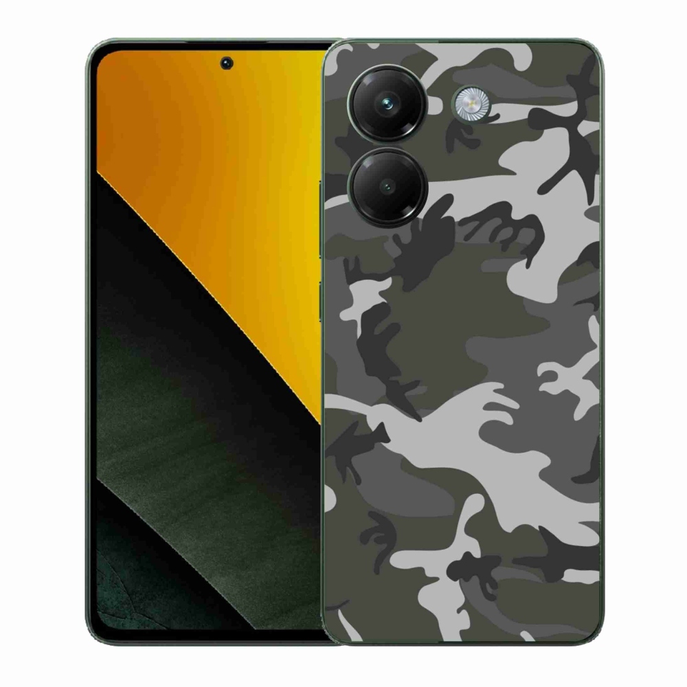 Gelový kryt mmCase na Xiaomi Poco M7 Pro 5G - maskáčový vzor
