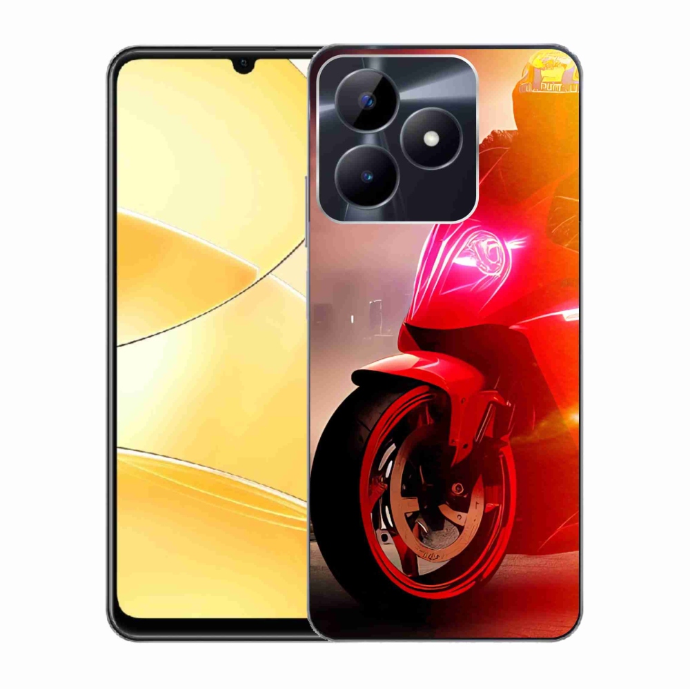 Gelový kryt mmCase na Realme C51/C53 - motorka