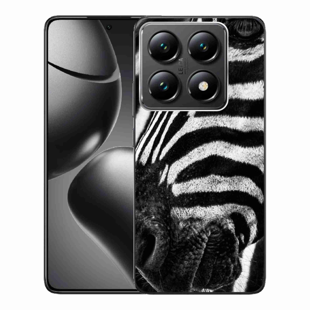 Gelový kryt mmCase na Xiaomi 14T Pro - zebra