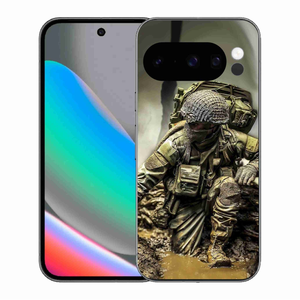 Gelový kryt mmCase na Google Pixel 10 Pro - voják