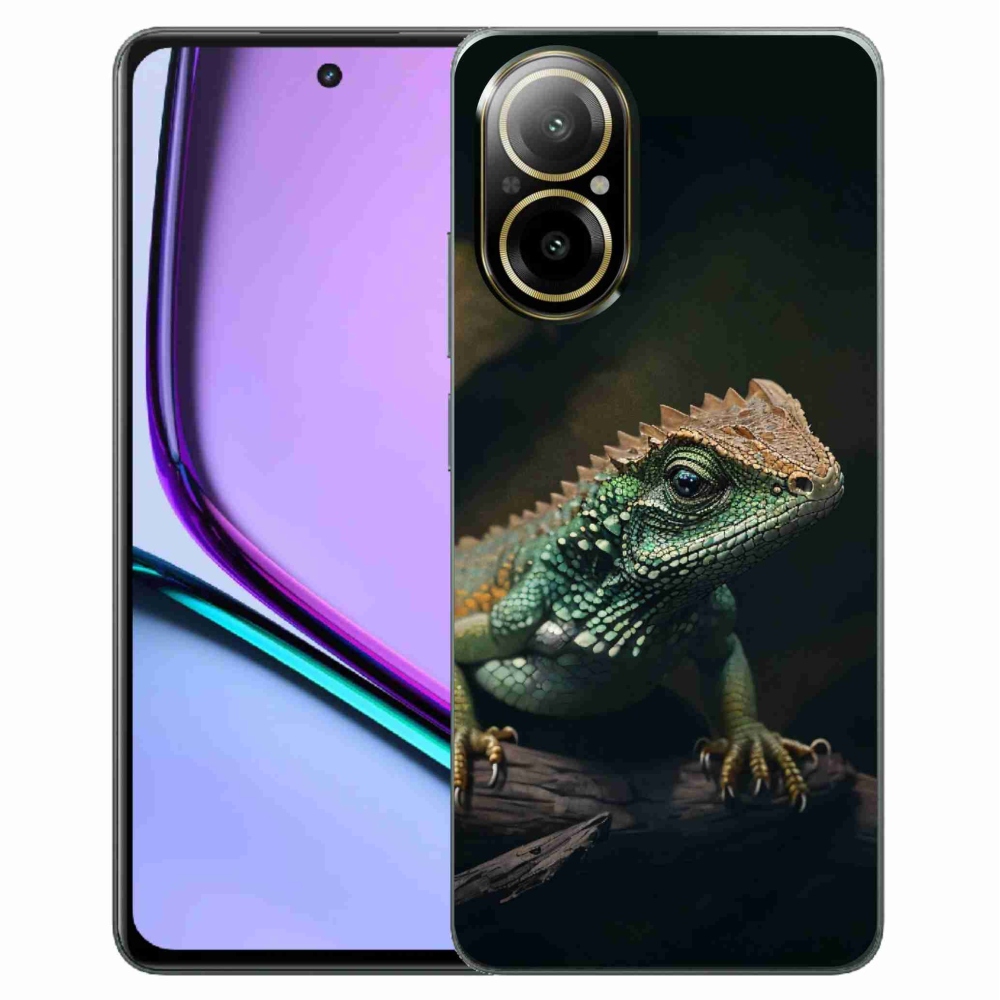 Gelový kryt mmCase na Realme C67 - ještěr