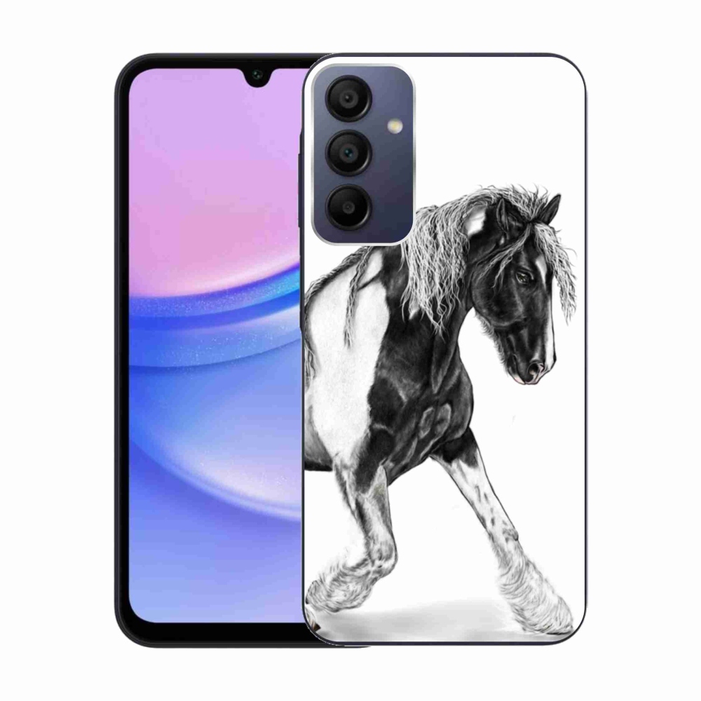 Gelový kryt mmCase na Samsung Galaxy A15 4G/5G - kůň