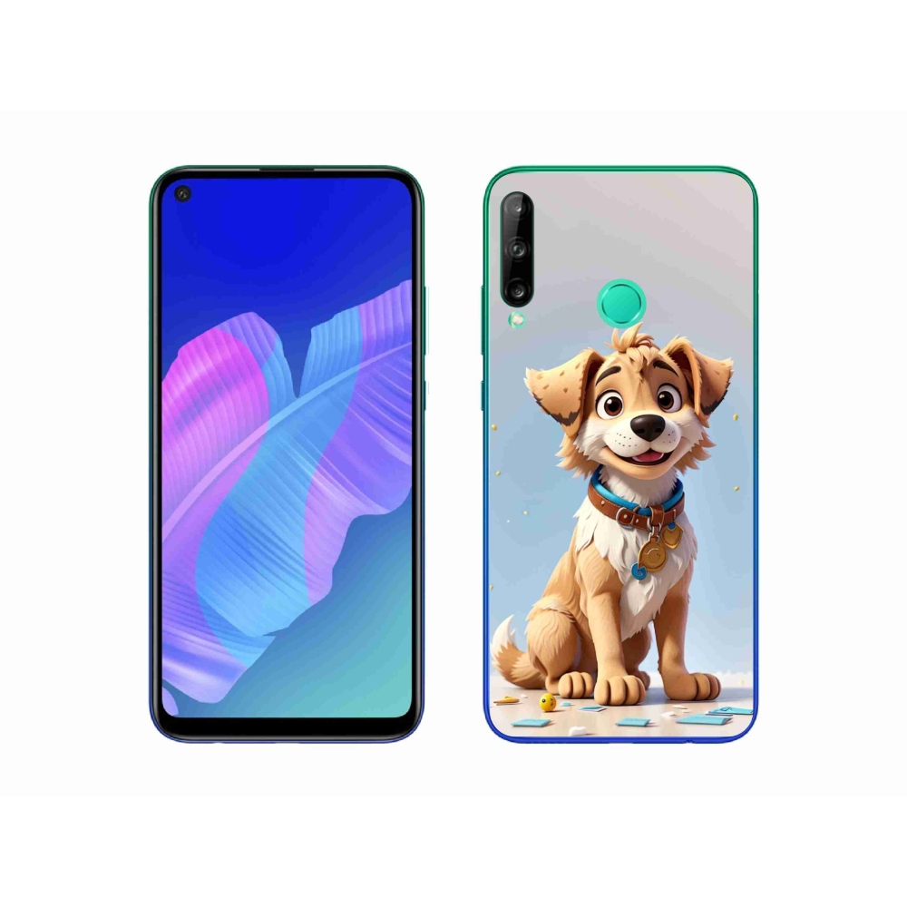 Gelový kryt mmCase na Huawei P40 Lite E - kreslené štěně