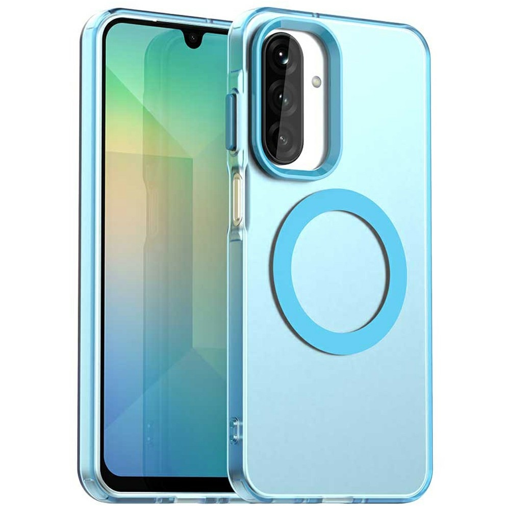 Candy gelový obal s MagSafe na Samsung Galaxy A26 5G - modrý