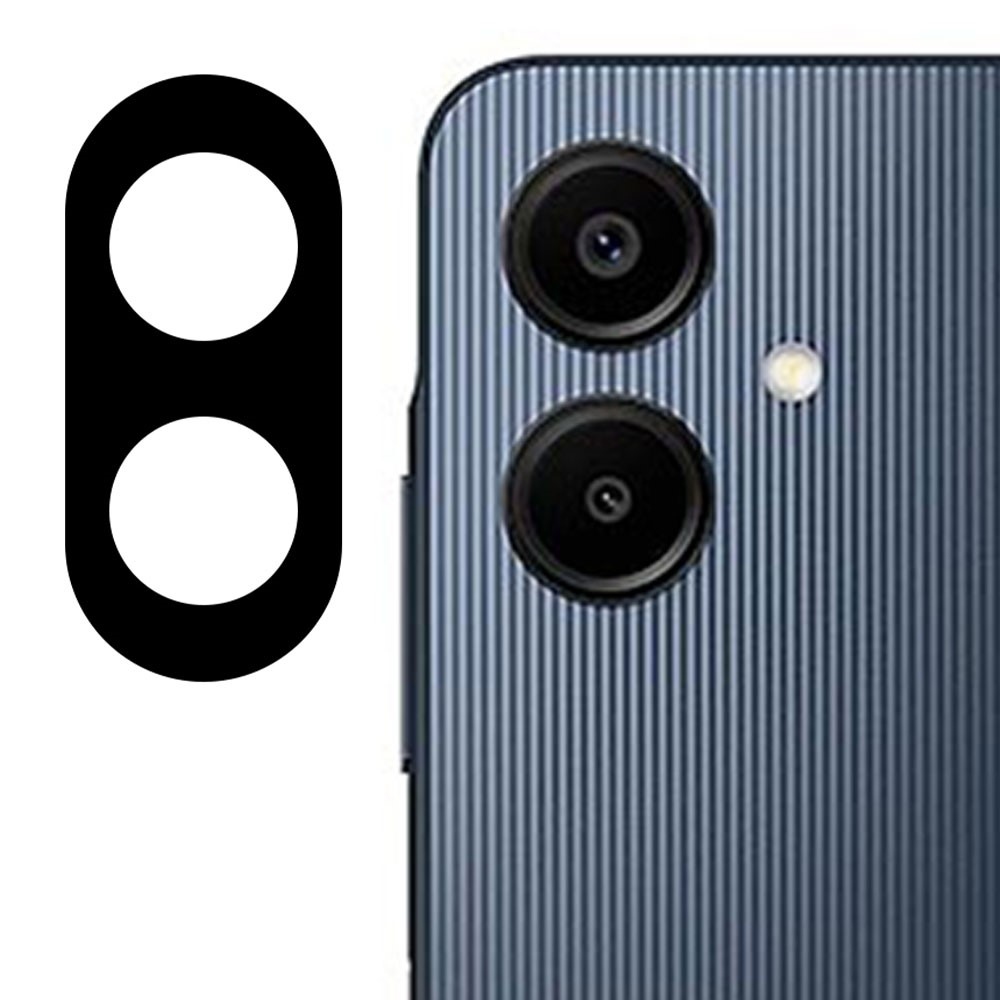 Sklo čočky fotoaparátu na Samsung Galaxy A06 4G - černé