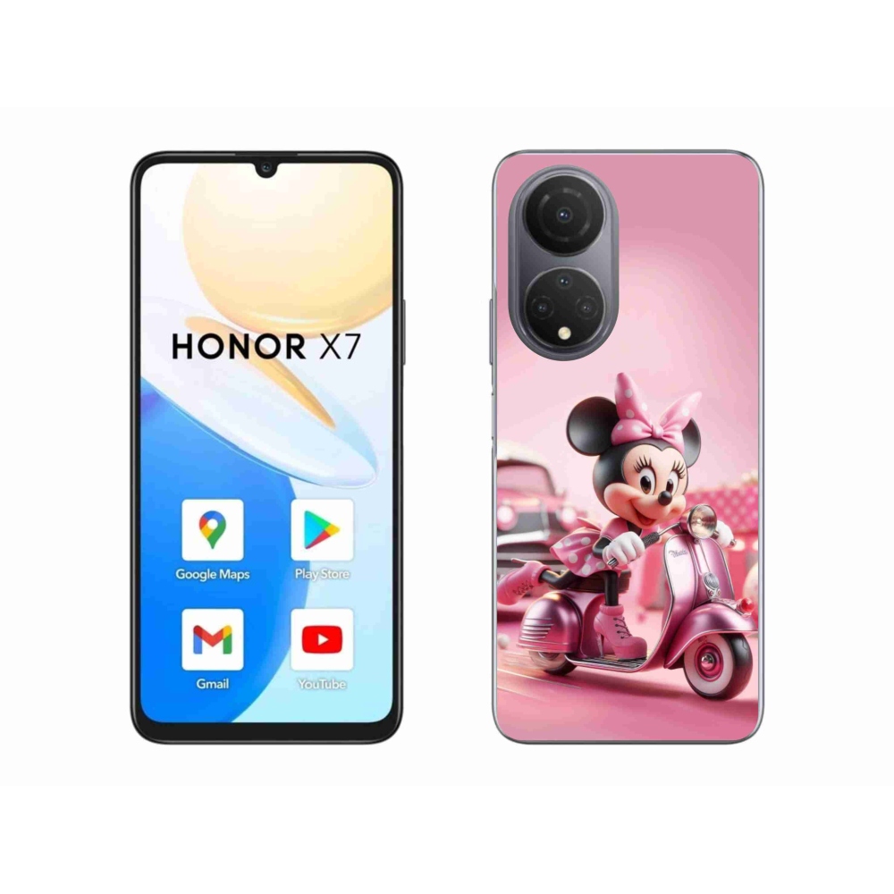 Gelový kryt mmCase na Honor X7 - minnie 1