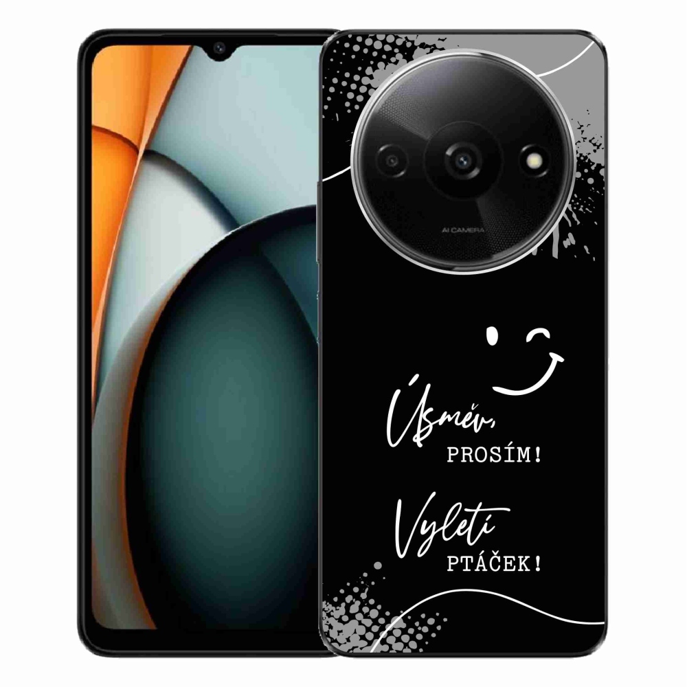 Gelový kryt mmCase na Xiaomi Redmi A3  - tenis volá černé pozadí