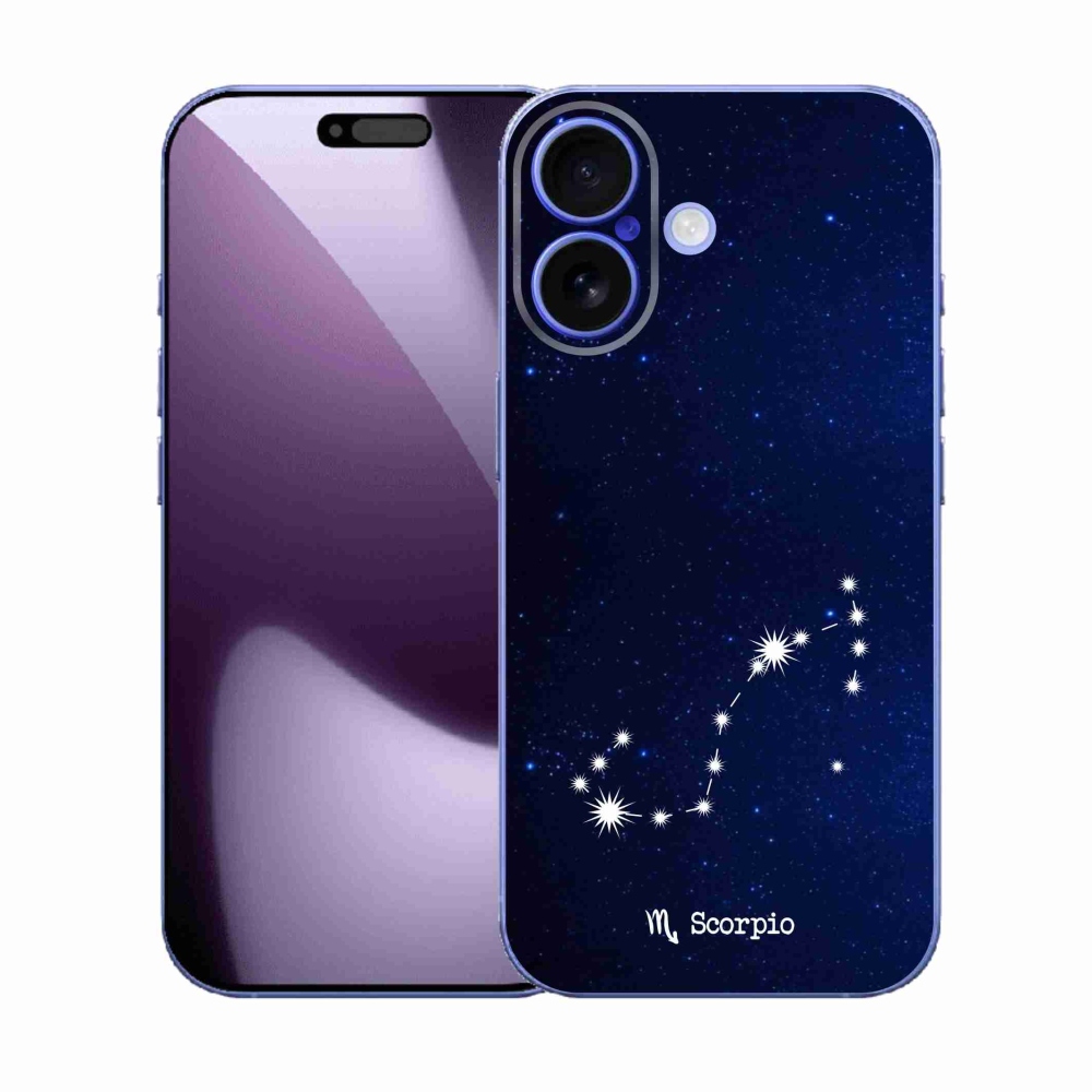 Gelový kryt mmCase na iPhone 17 - souhvězdí Štíra