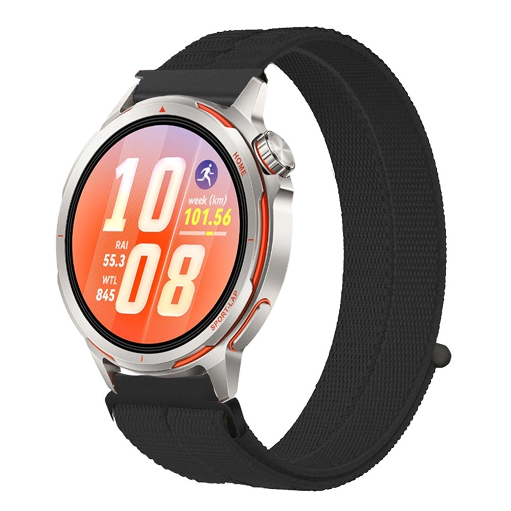 Loops nylonový řemínek 20mm na Samsung Galaxy Watch7 44mm/40mm - černý
