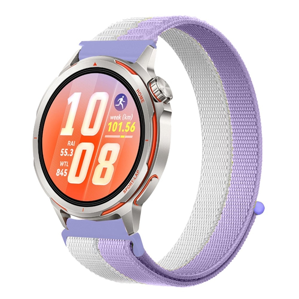Loops nylonový řemínek 20mm na Samsung Galaxy Watch7 44mm/40mm - fialový