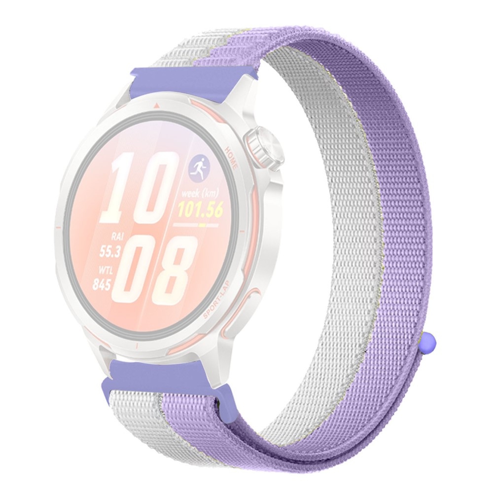 Loops nylonový řemínek 20mm na Samsung Galaxy Watch7 44mm/40mm - fialový