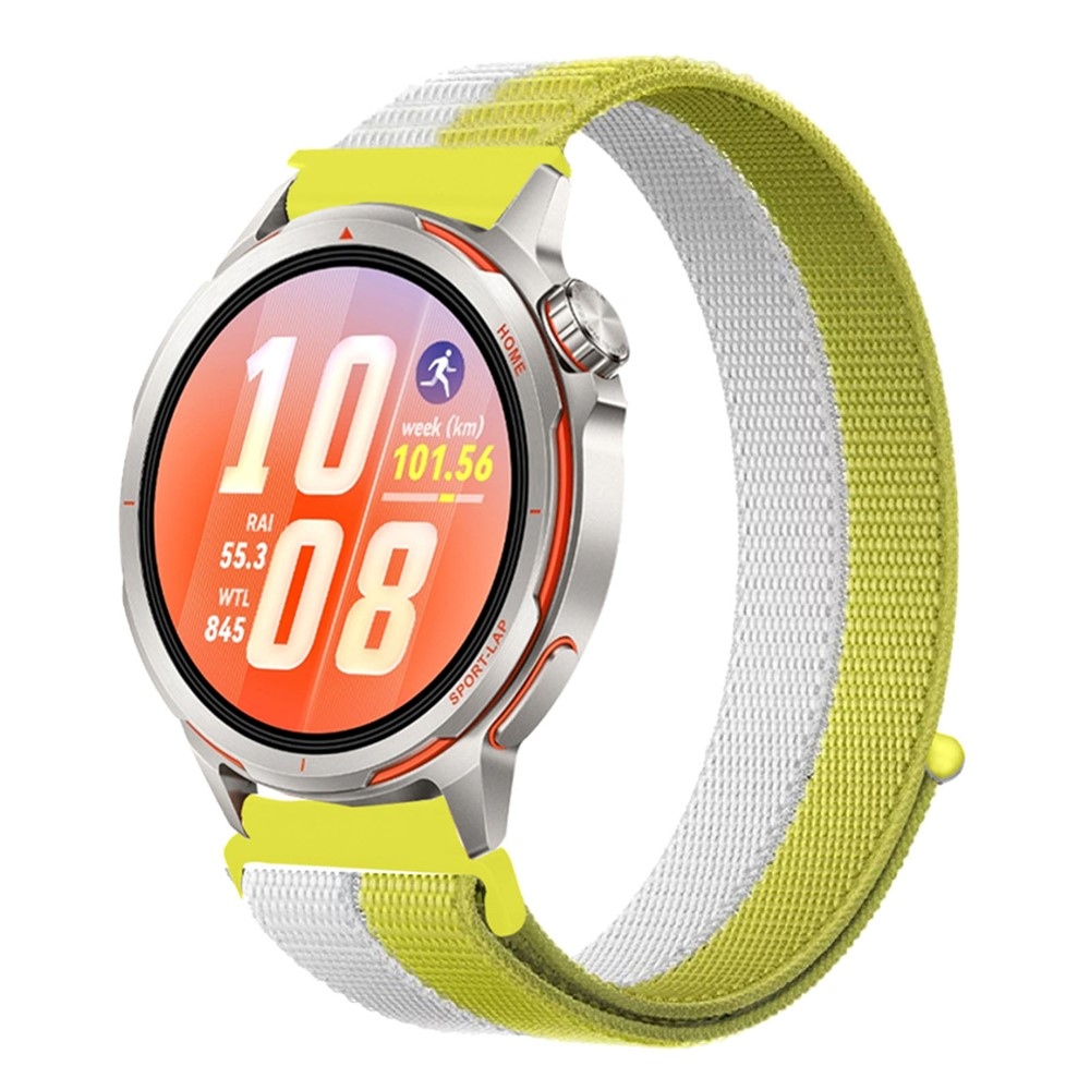 Loops nylonový řemínek 20mm na Samsung Galaxy Watch7 44mm/40mm - žlutý