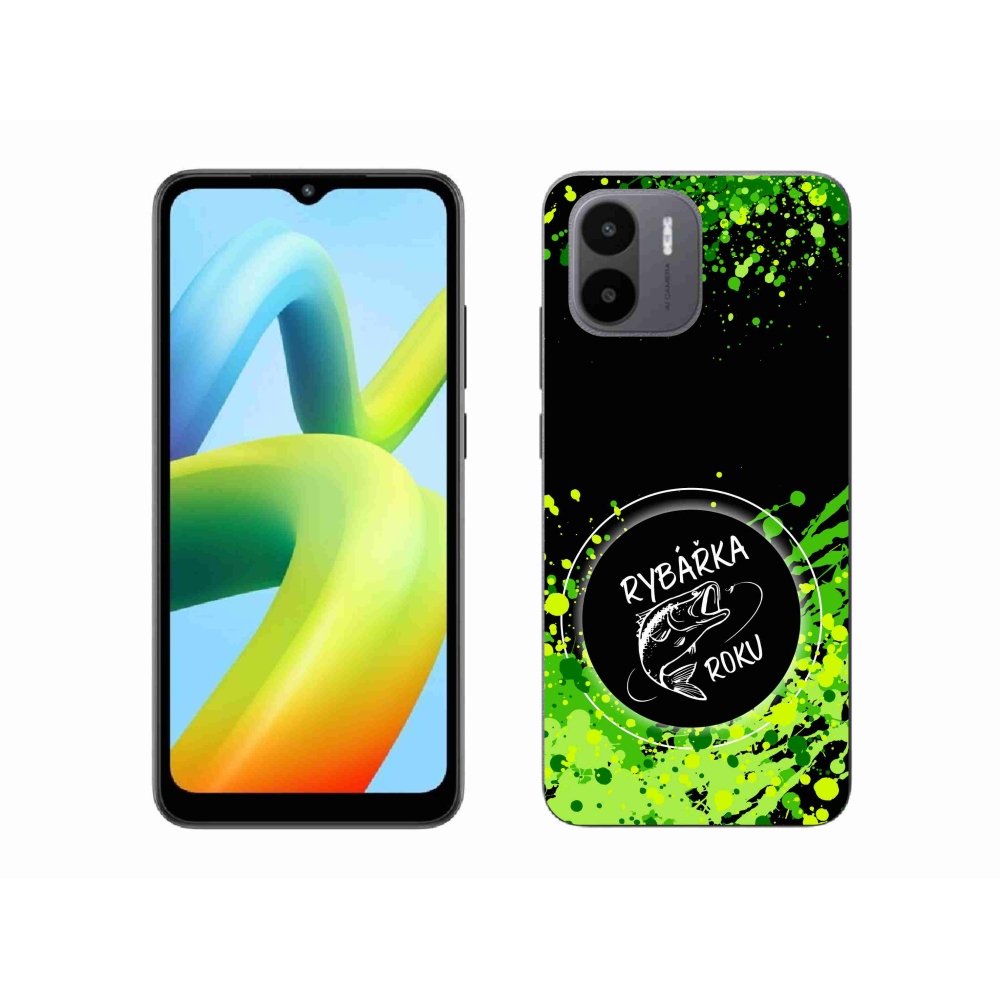 Gelový kryt mmCase na Xiaomi Redmi A1 - rybářka roku černé pozadí