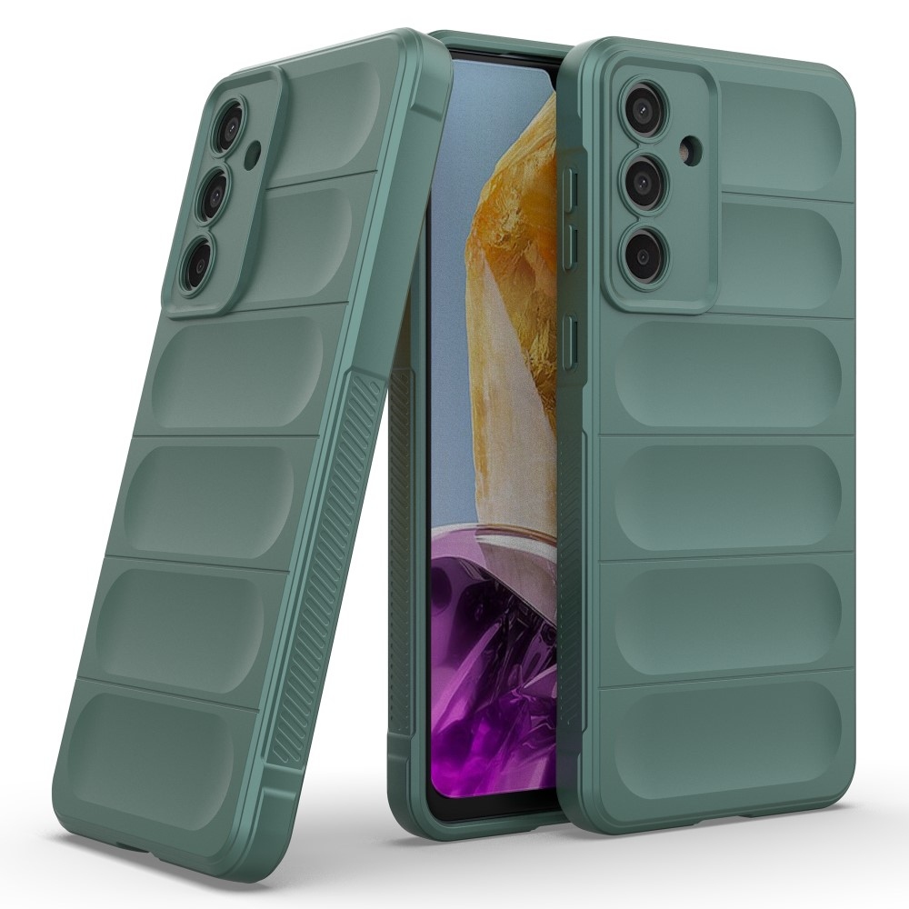 Rugg odolný gelový obal na Samsung Galaxy M55 5G - zelený