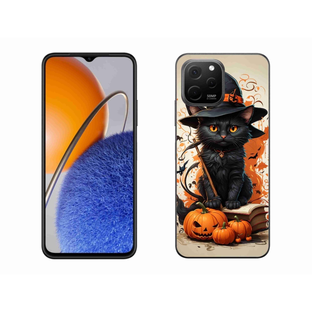 Gelový kryt mmCase na Huawei Nova Y61 - kocour čaroděj