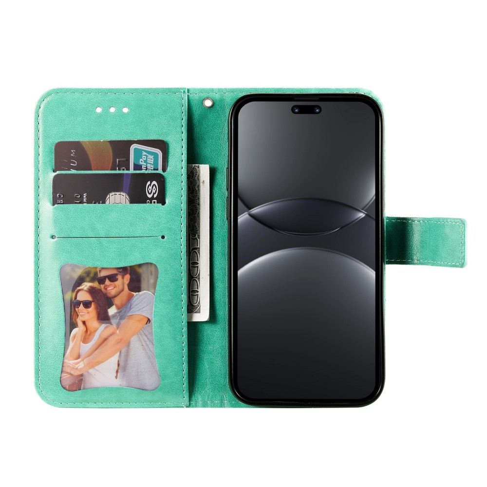 Mandala knížkové pouzdro na Huawei Nova 13 Pro 5G - modrozelené