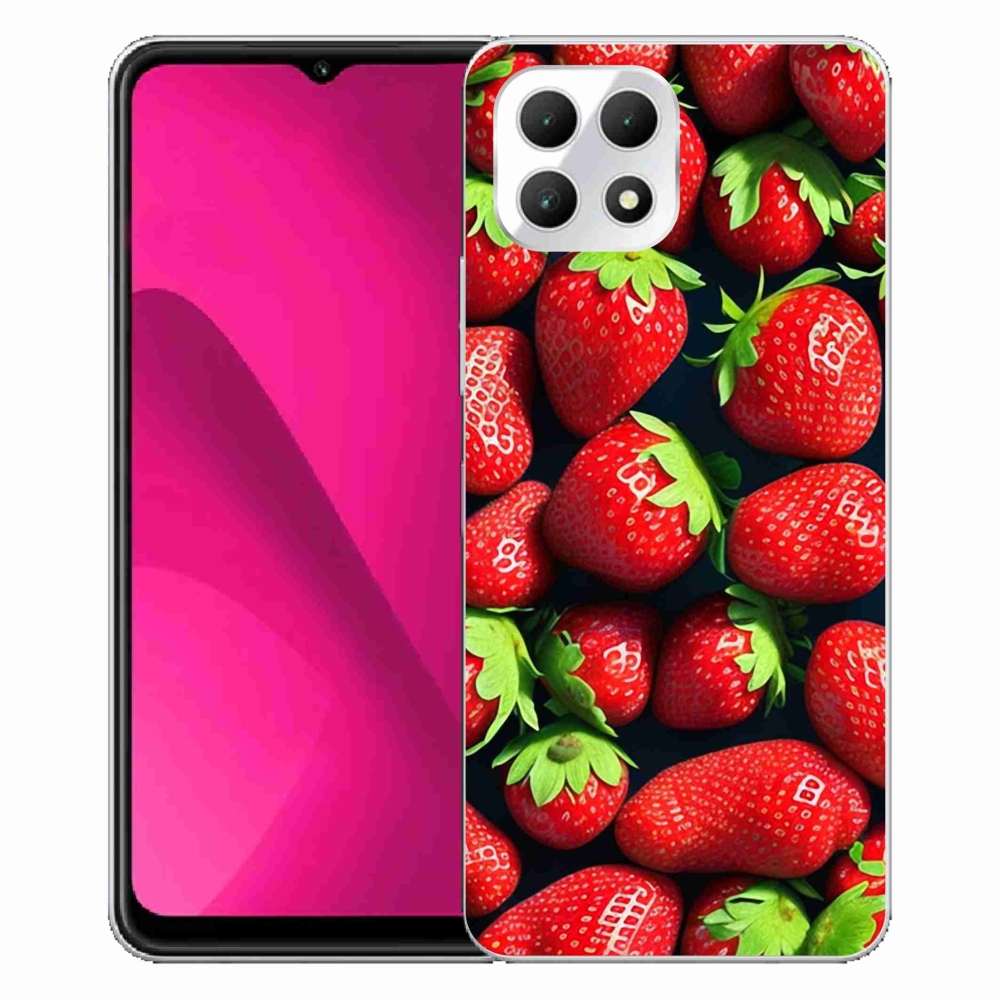 Gelový kryt mmCase na T-Mobile T Phone 2 - jahody