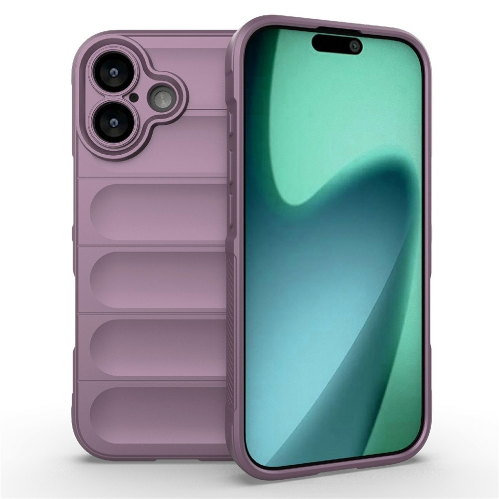 Rugg odolný gelový obal na iPhone 17 - světlefialový