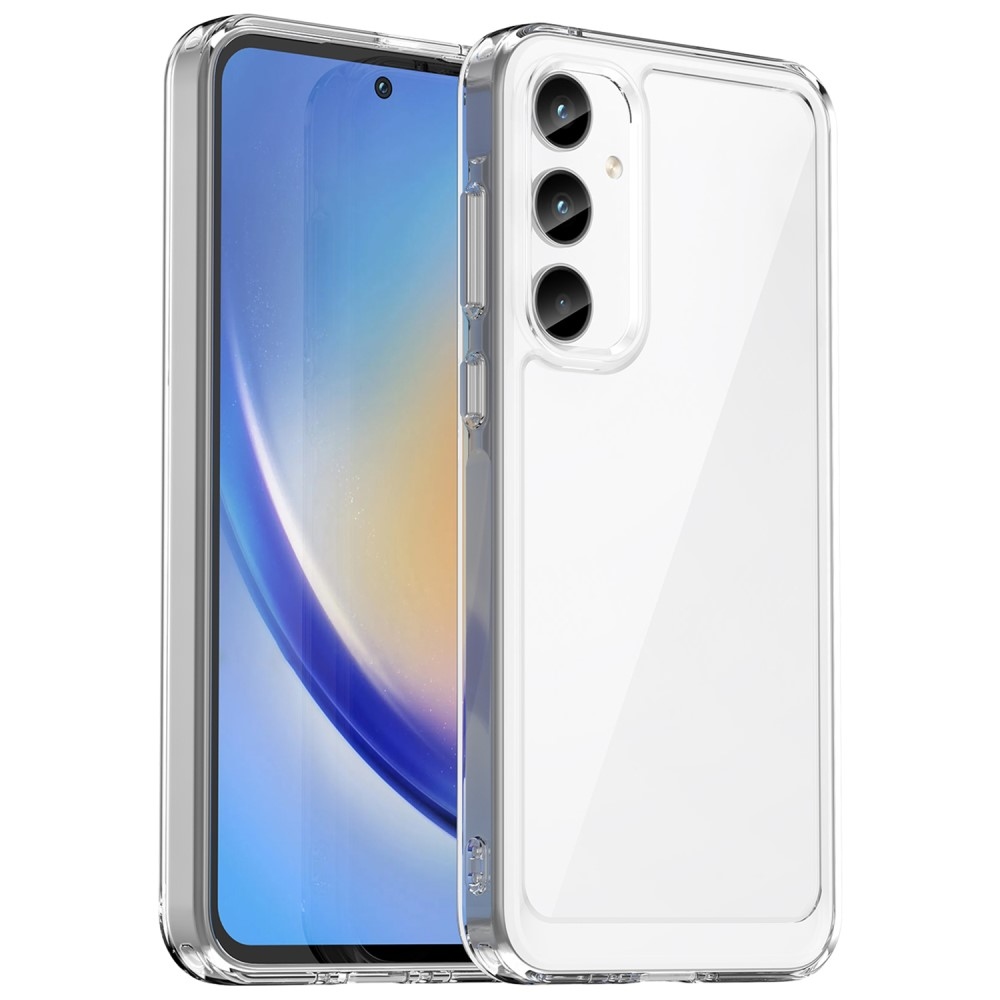 Gelový obal s pevnými zády na Samsung Galaxy A35 5G - průhledný
