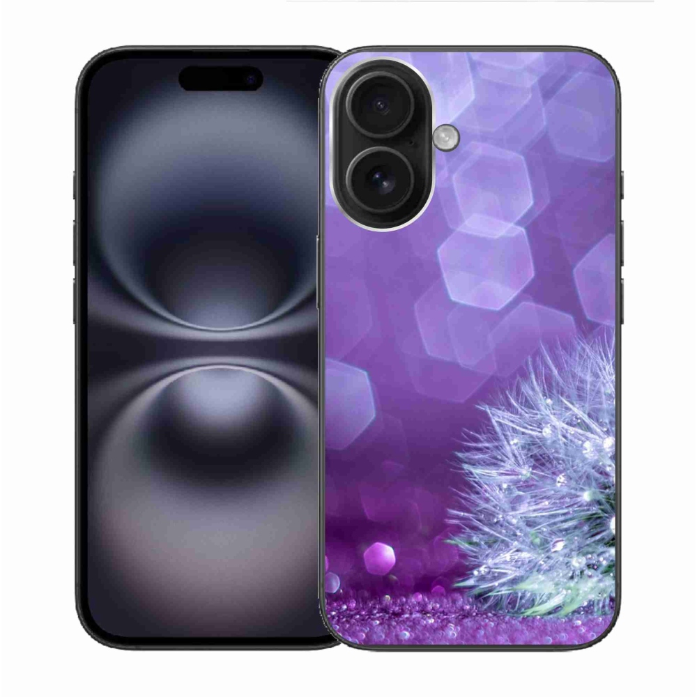 Gelový kryt mmCase na iPhone 16 - odkvetlá pampeliška 2