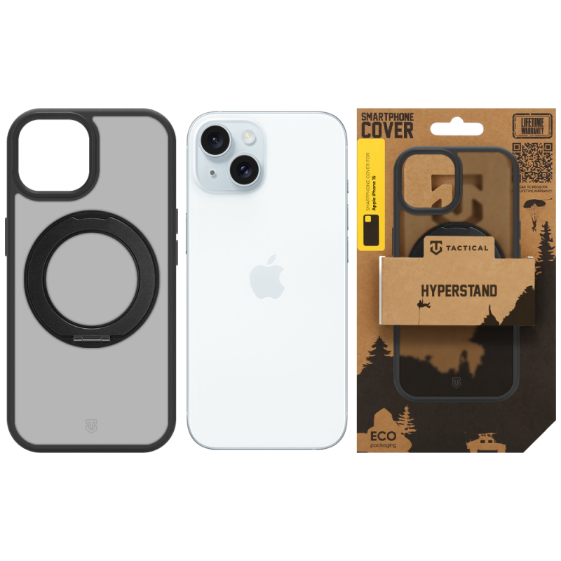Tactical MagForce Hyperstand Kryt pro Apple iPhone 15 Asphalt