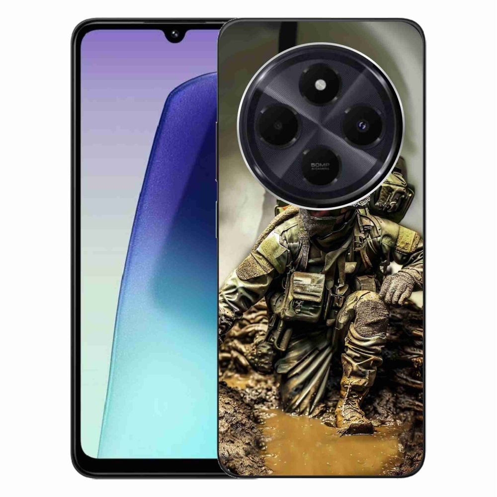 Gelový kryt mmCase na Xiaomi Redmi 14C/Poco C75 - voják