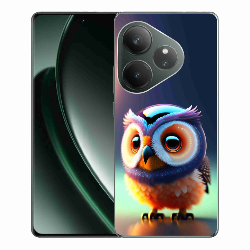 Gelový kryt mmCase na Realme GT 6 5G/GT 6T 5G - sovička