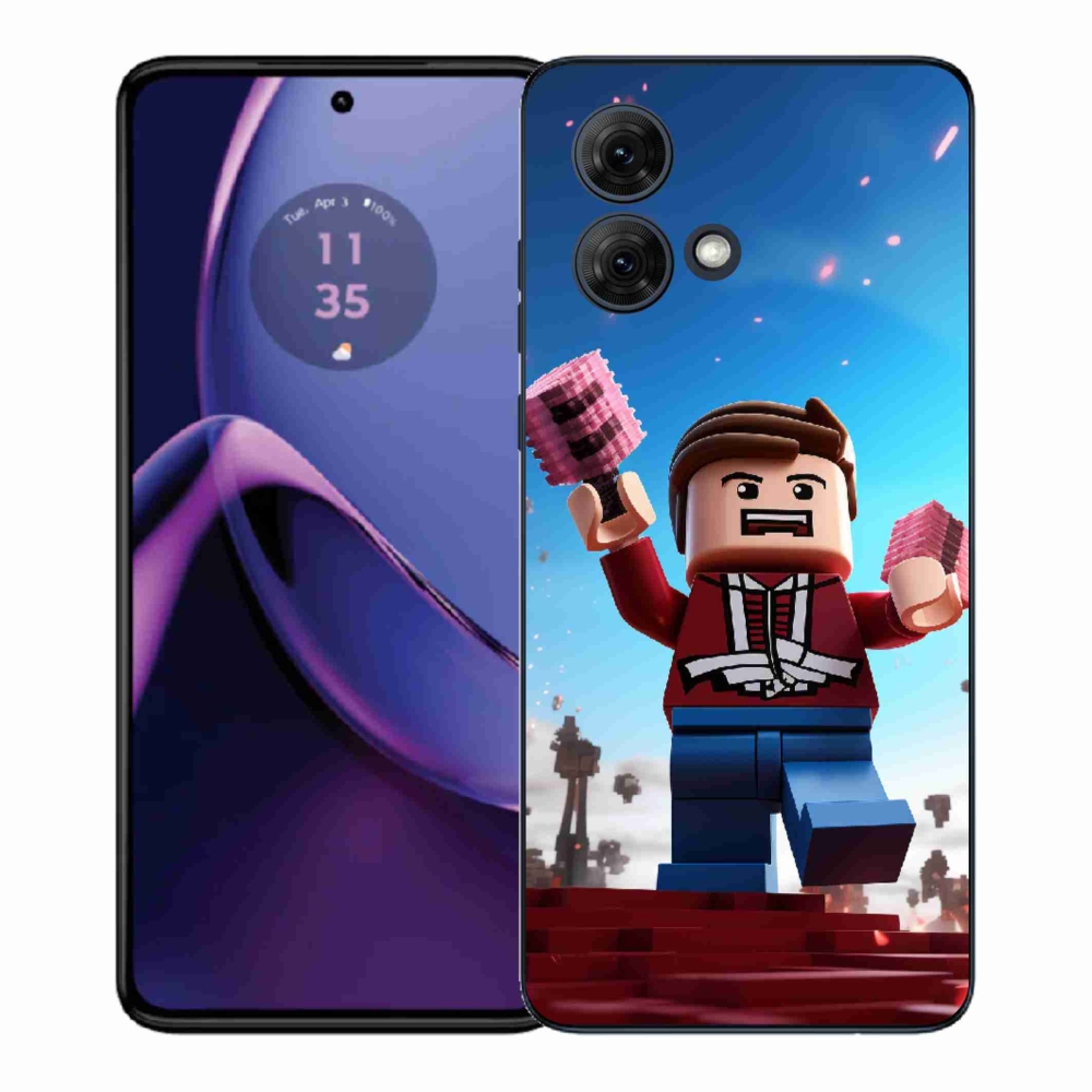 Gelový kryt mmCase na Motorola Moto G84 5G - roblox 2