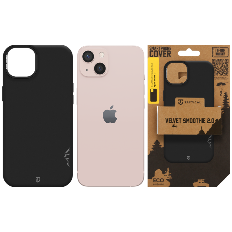 Tactical MagForce Velvet Smoothie 2.0 Kryt pro Apple iPhone 13 Asphalt