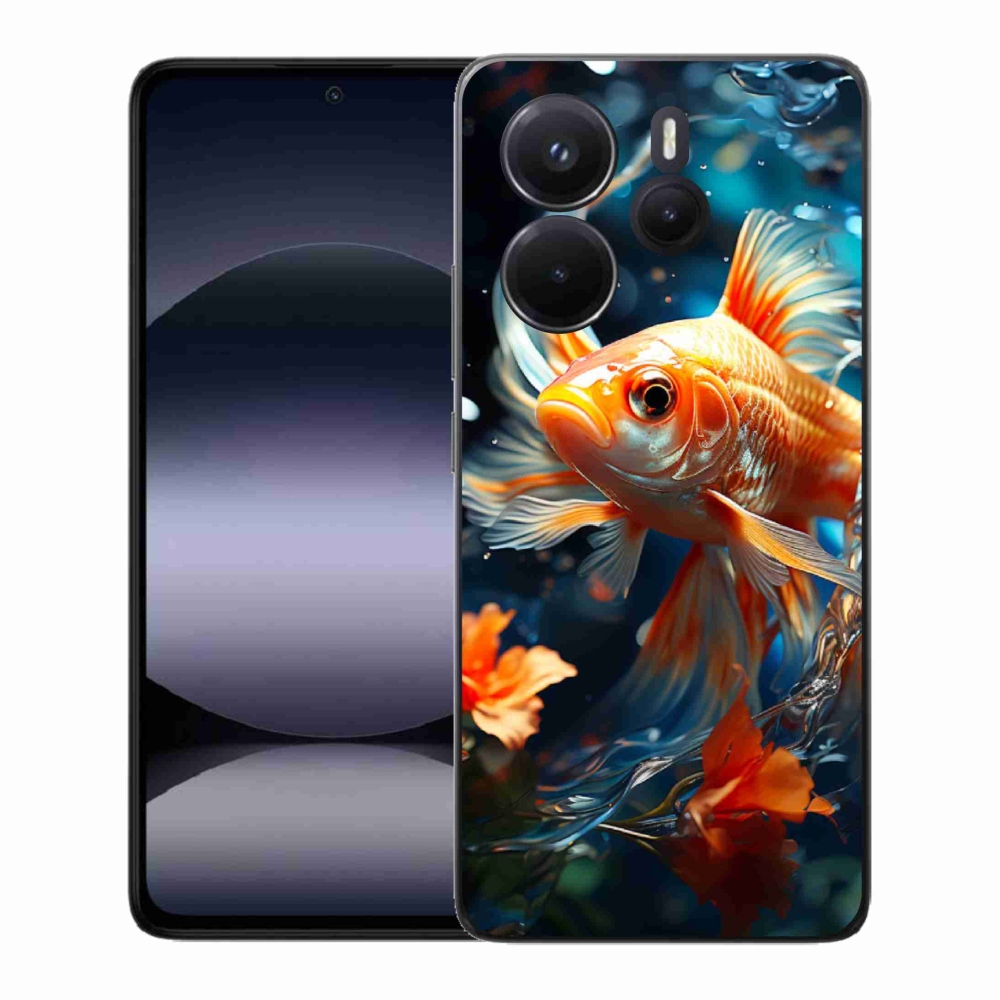 Gelový kryt mmCase na Xiaomi Redmi Note 14 - rybka