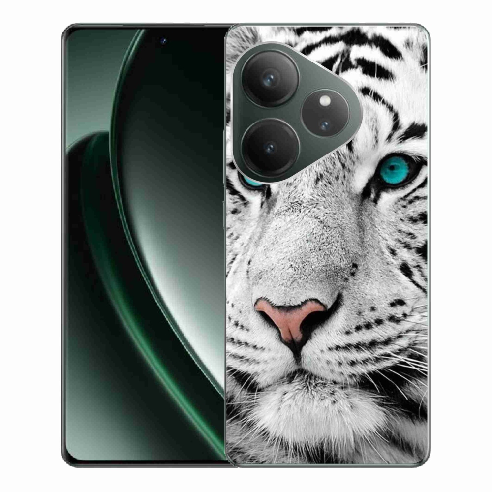 Gelový kryt mmCase na Realme GT 6 5G/GT 6T 5G - bílý tygr