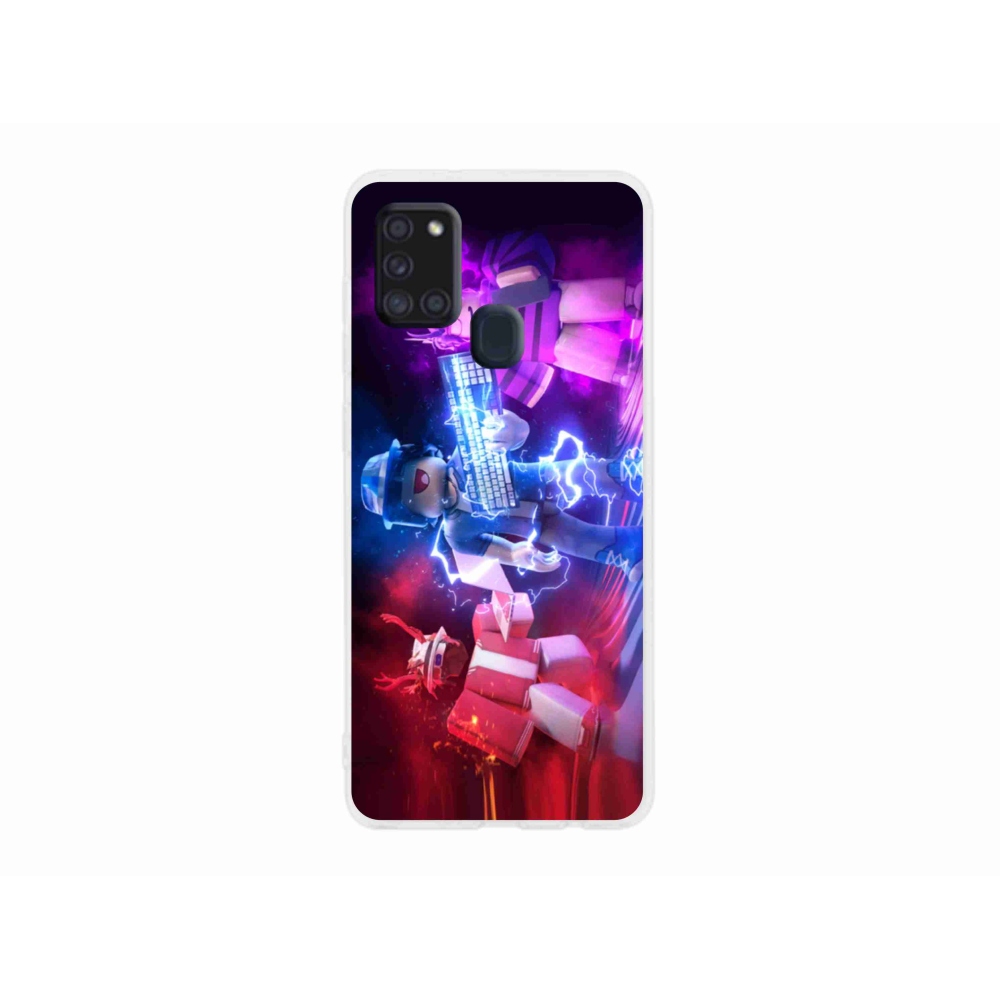 Gelový kryt mmCase na Samsung Galaxy A21s - roblox