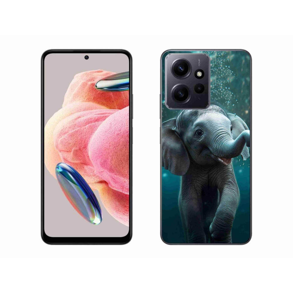 Gelový kryt mmCase na Xiaomi Redmi Note 12 4G - slůně pod vodou