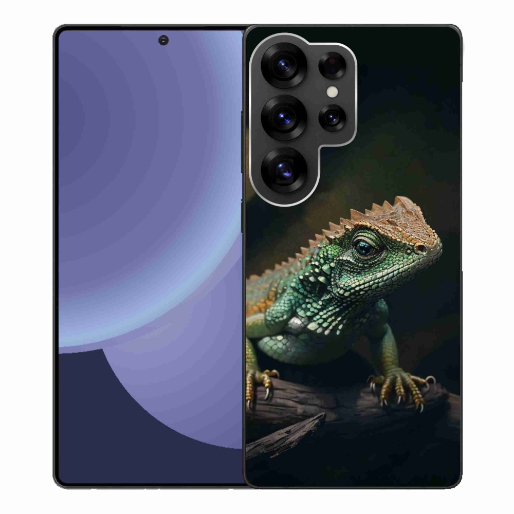 Gelový kryt mmCase na Samsung Galaxy S25 Ultra - ještěr