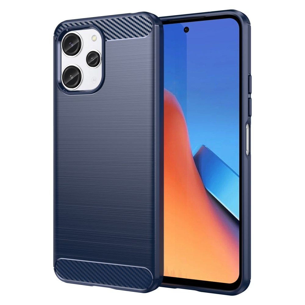 Fiber odolný gelový obal na Xiaomi Redmi 12 4G/5G - modrý