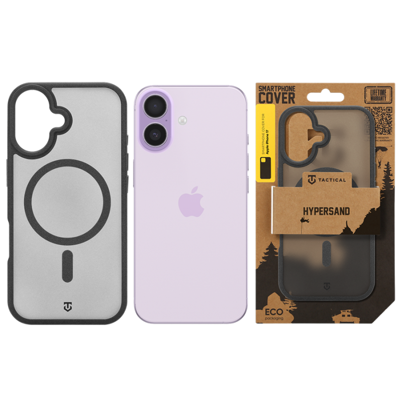 Tactical MagForce Hypersand Kryt pro Apple iPhone 17 Asphalt