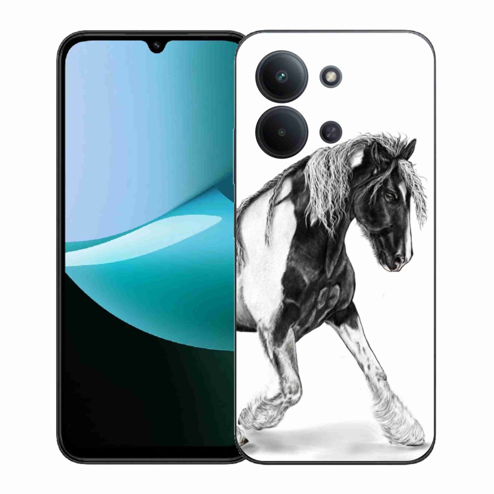 Gelový kryt mmCase na Xiaomi Redmi 15C 4G (171mm)/Poco C85 4G (171mm) - kůň
