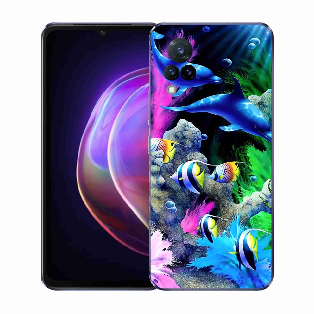 Gelový kryt mmCase na Vivo V21 4G/5G - mořský svět