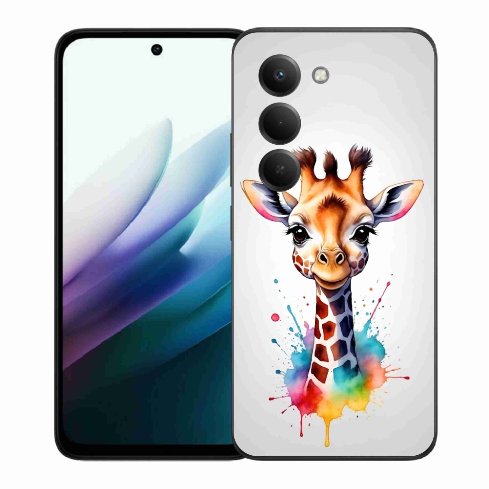 Gelový kryt mmCase na Xiaomi Redmi 15 4G/5G (171mm) - žirafa 1