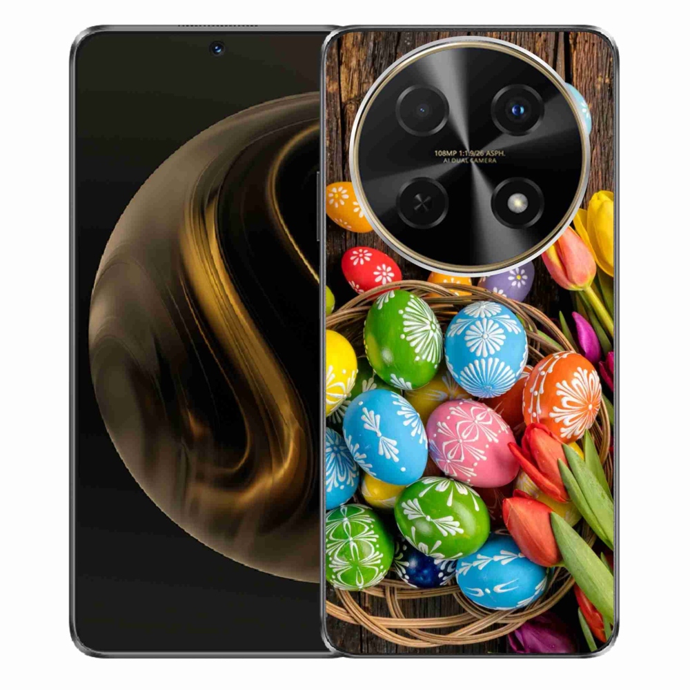 Gelový kryt mmCase na Huawei Nova 12i - velikonoční vajíčka