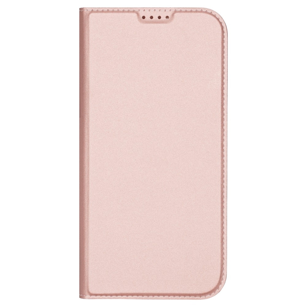 DUX knížkové pouzdro na iPhone 16 Pro - růžovozlaté