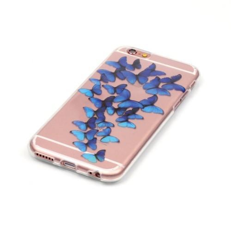 Lucky gelový obal na iPhone 6 a iPhone 6s - motýlci