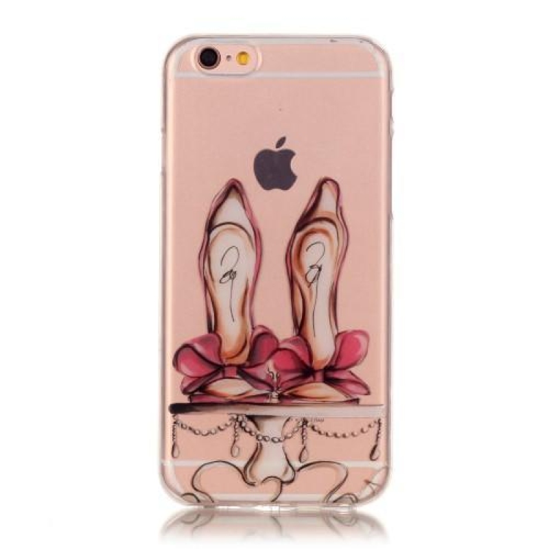 Lucky gelový obal na iPhone 6 a iPhone 6s - střevíčky
